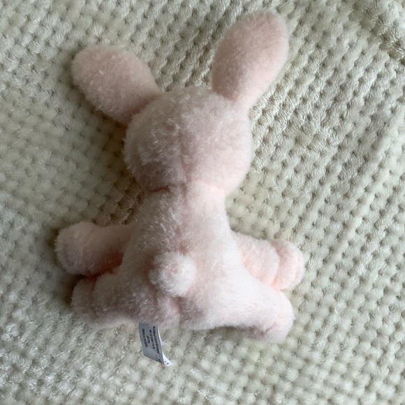 MTY International Co Fuzzy Plush Pink Rattle Bunny Rabbit Stuffed Animal Toy - Picture 7 of 12
